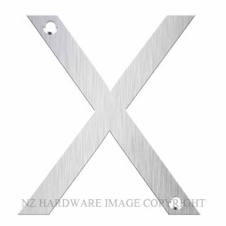 JAECO LAS-X LASER CUT LETTER 80MM SATIN STAINLESS