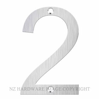 JAECO LAS-2 LASER CUT NUMERAL 80MM SATIN STAINLESS