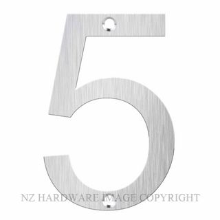 JAECO LAS-5 LASER CUT NUMERAL 80MM SATIN STAINLESS