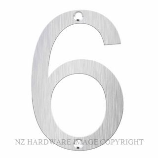 JAECO LAS-6 LASER CUT NUMERAL 80MM SATIN STAINLESS