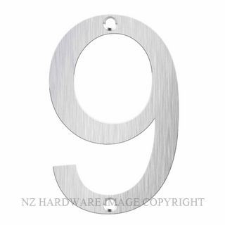 JAECO LAS-9 LASER CUT NUMERAL 80MM SATIN STAINLESS