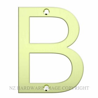 JAECO LAS-B-PB  LASER CUT LETTER 80MM POLISHED BRASS