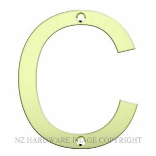 JAECO LAS-C-PB  LASER CUT LETTER 80MM POLISHED BRASS
