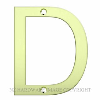 JAECO LAS-D-PB  LASER CUT LETTER 80MM POLISHED BRASS