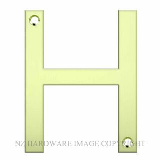 JAECO LAS-H-PB  LASER CUT LETTER 80MM POLISHED BRASS