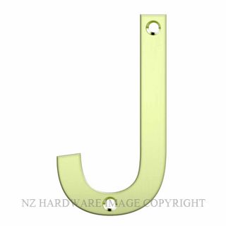 JAECO LAS-J-PB  LASER CUT LETTER 80MM POLISHED BRASS