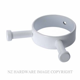 HEIRLOOM HEIKO WHSPRHMW POLE ROBE HOOK MATT WHITE