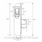 LEGGE SCL10364 30MM LOCK SATIN CHROME