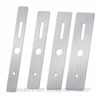 SYLVAN ELECTRONIC LOCK SCAR PLATES SATIN STAINLESS