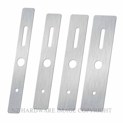 SYLVAN ELECTRONIC LOCK SCAR PLATES SATIN STAINLESS