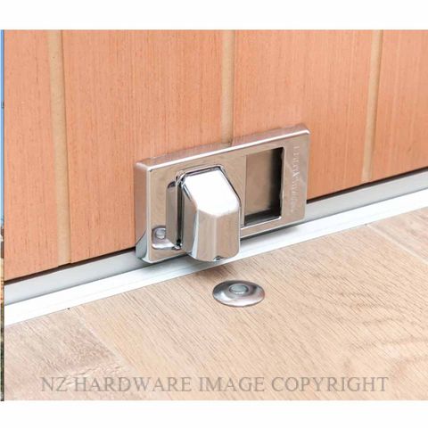 FANTOM DEFENDER DOOR SAFETY BOLT SATIN CHROME