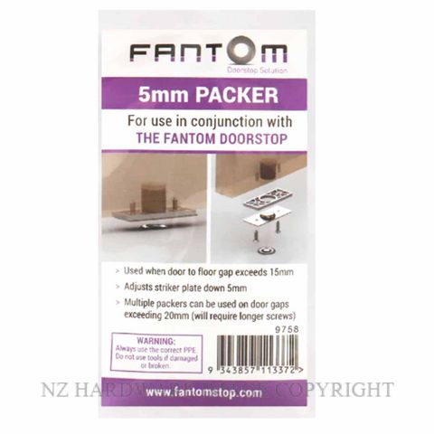 FANTOM PACKER 5MM DOOR STOP PACKER 5MM