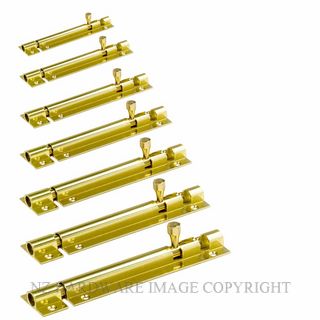 JAECO SB25-150PB 150MMX25MM SOCKET BOLTS POLISHED BRASS