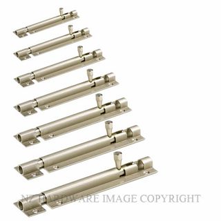 JAECO SB25-150STN 150MMX25MM SOCKET BOLTS SATIN NICKEL