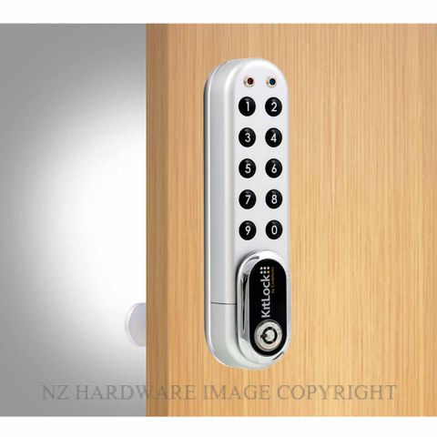 KITLOCK KL1000 G3 SG ELECTRONIC LOCKER LOCK VERTICAL SILVER