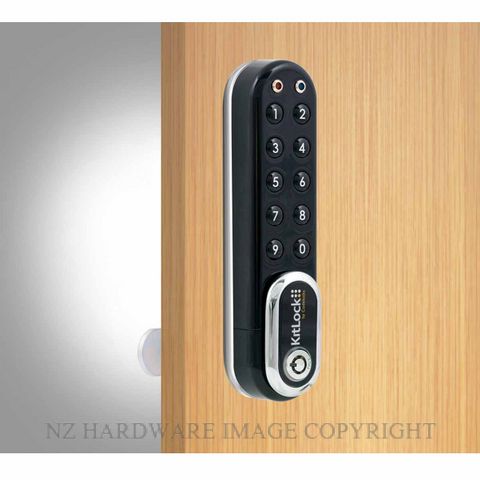 KITLOCK KL1000 G3 BLK ELECTRONIC LOCKER LOCK VERTICAL MATT BLACK