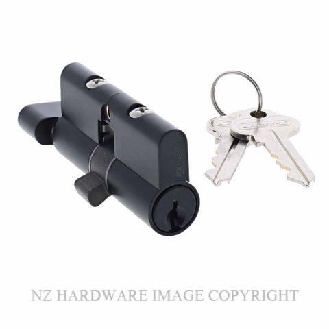 CARBINE CPF EURO KEY & TURN CYLINDERS MATT BLACK