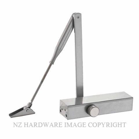 MILES NELSON MNC8404BC/DA DOOR CLOSER 3-4 STRENGTH SILVER