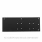 LOCKWOOD DC7726 180BLK DROP PLATE 7726 SERIES MATT BLACK