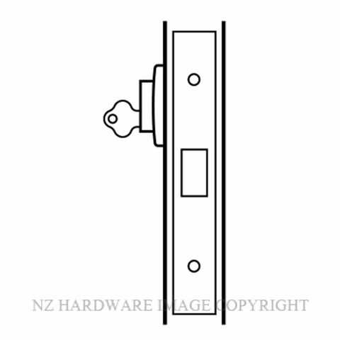 LOCKWOOD 3571 SINGLE CYLINDER DEADBOLT SATIN CHROME