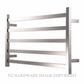 HEIRLOOM WSE510E STUDIO ESP TOWEL WARMER POLISHED STAINLESS