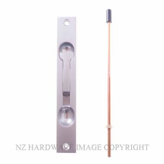 YALE P3512SC SURFACE MOUNT FLUSH BOLT SATIN CHROME