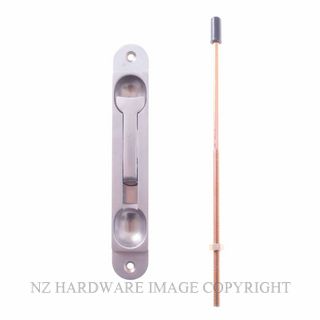 YALE P3513SC RECESSED MOUNT FLUSH BOLT SATIN CHROME