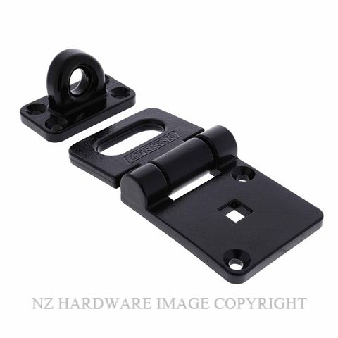 CARBINE C7001 HASP & STAPLE MATT BLACK