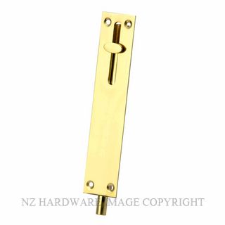 SUPERIOR 5179PB FACE FIXED BOLT 150MM POLISHED BRASS