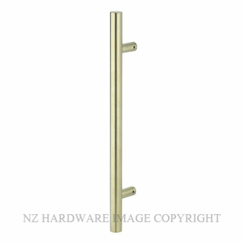 SUPERIOR 3866SB LINEAR PULL HANDLE 450MM (PAIR) SATIN BRASS