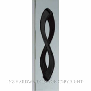 SUPERIOR 3954MB HELIX PULL HANDLE (PAIR) MATT BLACK
