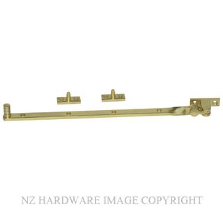 MILES NELSON 465BR250 FANLIGHT STAY 250MM POLISHED BRASS