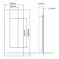 LOCKWOOD FP2 120X50MM FLUSH PULLS
