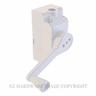 YALE P770WH S/LEVER GEAR BOX FIXED HANDLE WHITE