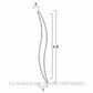 SUPERIOR 3862 TIMBER PULL HANDLES OAK