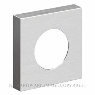 SCHLAGE DAX9000EC ROSE CAP SQUARE SATIN STAINLESS