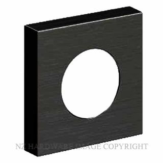 SCHLAGE DAX9000ECSBC ROSE CAP SQUARE SATIN BLACK CHROME