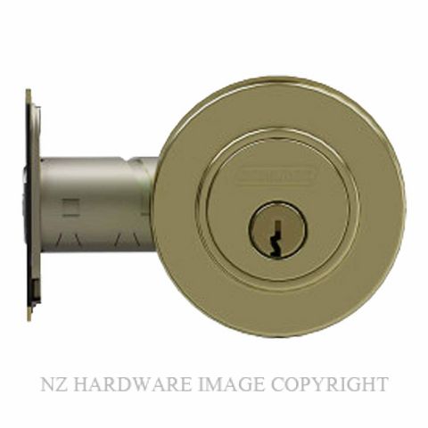 SCHLAGE SRL4RD ROUND DOUBLE KEYED DEADBOLT