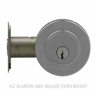 SCHLAGE SRL4RDSC DOUBLE KEY ROUND DEADBOLT SATIN CHROME