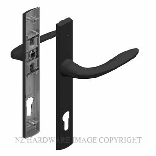 YALE LPL10485L1B SUMMIT EURO LOCK HANDLE SET MATT BLACK