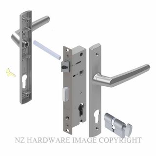 YALE PL8220227SC PALLADIUM 30MM 2PT 13MM KEY-TURN LOCKSET SATIN CHROME