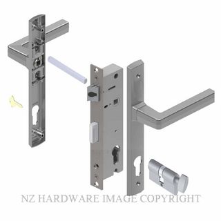 YALE PL8220229SC PALLADIUM 30MM 2PT 13MM KEY-TURN LOCKSET SATIN CHROME