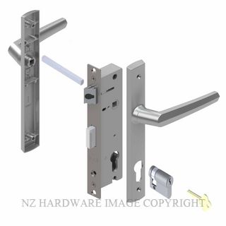 YALE PL8220327SC PALLADIUM 30MM 2PT 13MM INT-TURN LOCKSET SATIN CHROME