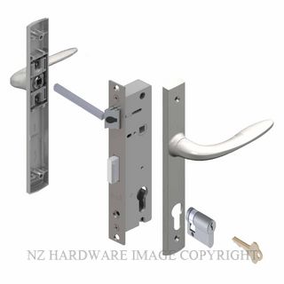 YALE PL82203L1SC PALLADIUM 30MM 2PT 13MM INT-TURN LOCKSET SATIN CHROME
