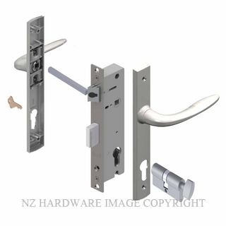 YALE PL82602L1SC PALLADIUM 30MM 2PT 24MM KEY-TURN LOCKSET SATIN CHROME