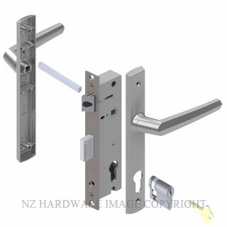 YALE PL8260327SC PALLADIUM 30MM 2PT 24MM INT-TURN LOCKSET SATIN CHROME