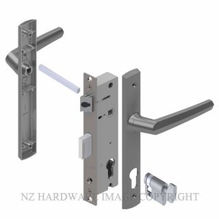 YALE PL8260427P PALLADIUM 30MM 2PT 24MM INT-KEY LOCKSET POWDERCOAT