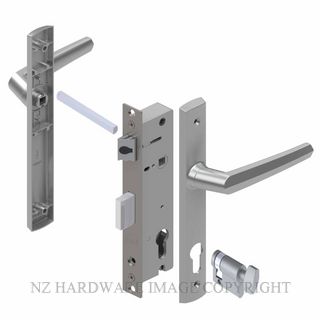 YALE PL8260427SC PALLADIUM 30MM 2PT 24MM INT-KEY LOCKSET SATIN CHROME