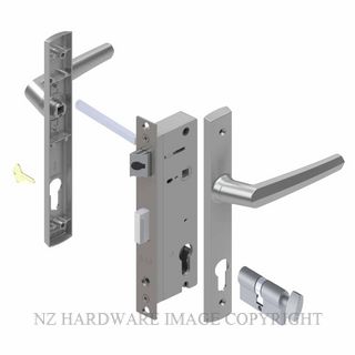 YALE PL8230227SC PALLADIUM 40MM 2PT 13MM KEY-TURN LOCKSET SATIN CHROME