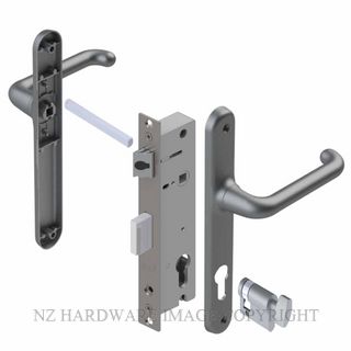 YALE VR82604P VERONA 30MM 2PT 24MM INT-KEY LOCKSET POWDERCOAT